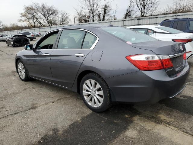 1HGCR2F8XDA035111 - 2013 HONDA ACCORD EXL GRAY photo 2