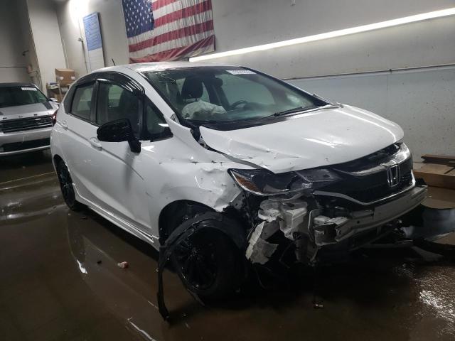 3HGGK5H63JM734663 - 2018 HONDA FIT SPORT WHITE photo 4