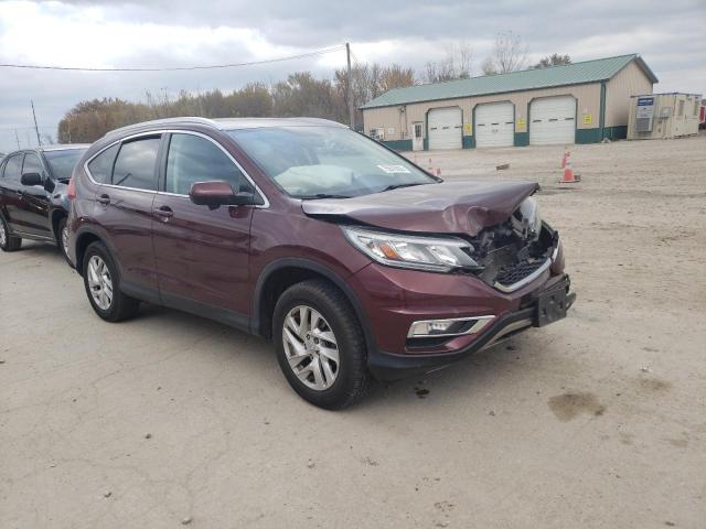 5J6RM4H71GL121305 - 2016 HONDA CR-V EXL BURGUNDY photo 4