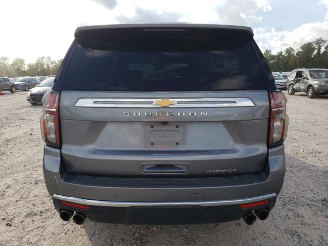 1GNSKFKD1NR185921 - 2022 CHEVROLET SUBURBAN K1500 PREMIER GRAY photo 6