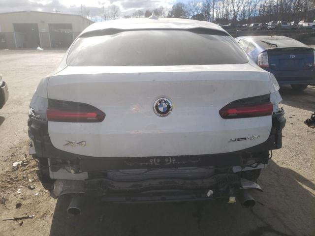 5UX2V1C04M9G63120 - 2021 BMW X4 XDRIVE30I WHITE photo 6