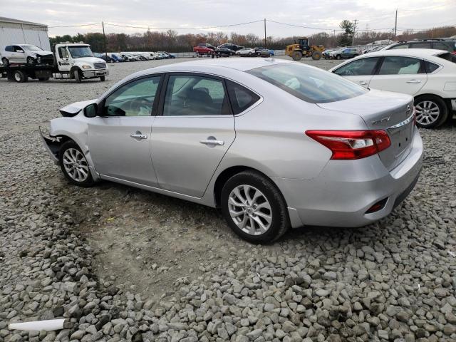 3N1AB7AP2KY274542 - 2019 NISSAN SENTRA S SILVER photo 2