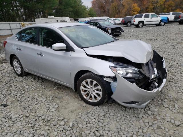 3N1AB7AP2KY274542 - 2019 NISSAN SENTRA S SILVER photo 4