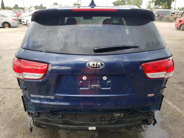 5XYPG4A33JG343665 - 2018 KIA SORENTO LX BLUE photo 6