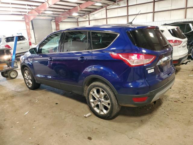 1FMCU0HX5DUC36950 - 2013 FORD ESCAPE SEL BLUE photo 2