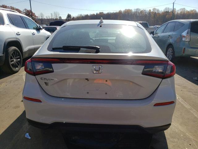 19XFL2H51PE025648 - 2023 HONDA CIVIC LX WHITE photo 6