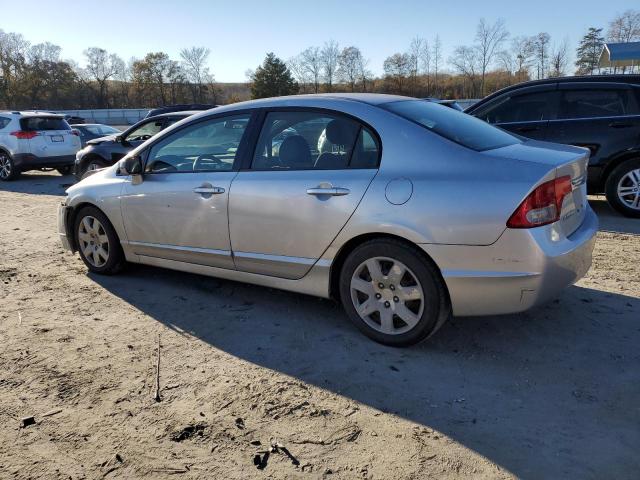 2HGFA1F53BH304035 - 2011 HONDA CIVIC LX SILVER photo 2