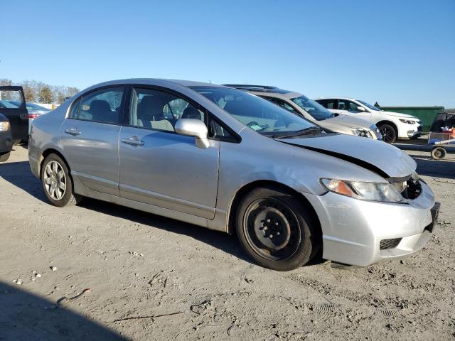 2HGFA1F53BH304035 - 2011 HONDA CIVIC LX SILVER photo 4