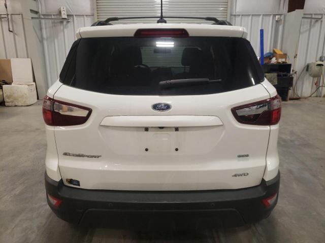 MAJ6P1CL8JC176673 - 2018 FORD ECOSPORT SES WHITE photo 6