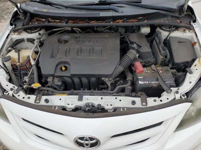 5YFBU4EE7CP010026 - 2012 TOYOTA COROLLA BASE WHITE photo 11