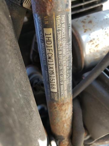 1HD1FCW11XY615168 - 1999 HARLEY-DAVIDSON FLHTCUI 黑色 照片 10