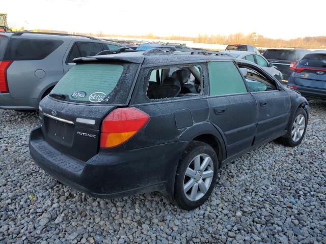 4S4BP62C467360558 - 2006 SUBARU LEGACY OUTBACK 2.5I LIMITED BLACK photo 3