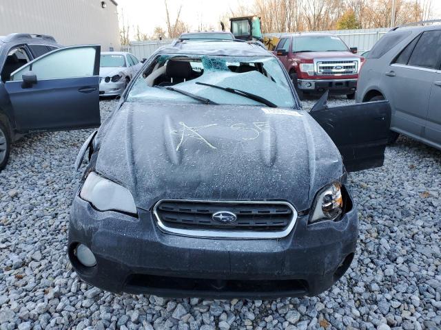 4S4BP62C467360558 - 2006 SUBARU LEGACY OUTBACK 2.5I LIMITED BLACK photo 5