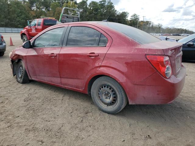 1G1JA5SH3E4222882 - 2014 CHEVROLET SONIC LS RED photo 2