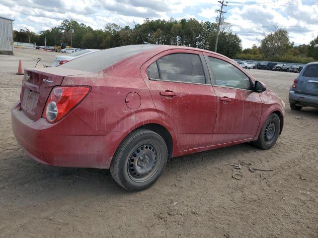 1G1JA5SH3E4222882 - 2014 CHEVROLET SONIC LS RED photo 3