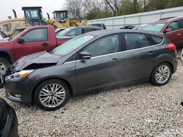 1FADP3N27HL221832 - 2017 FORD FOCUS TITANIUM GRAY photo 1