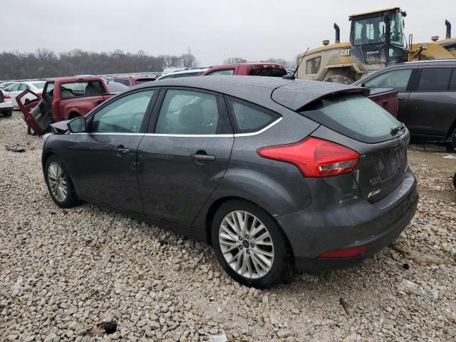 1FADP3N27HL221832 - 2017 FORD FOCUS TITANIUM GRAY photo 2