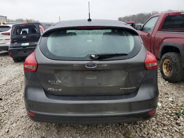 1FADP3N27HL221832 - 2017 FORD FOCUS TITANIUM GRAY photo 6