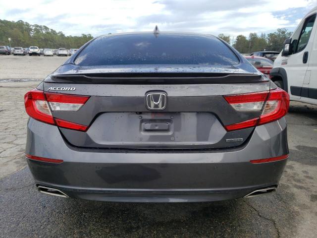 1HGCV1F93JA011968 - 2018 HONDA ACCORD TOURING GRAY photo 6