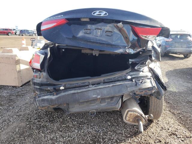 5NPDH4AE1CH070772 - 2012 HYUNDAI ELANTRA GLS BLACK photo 6