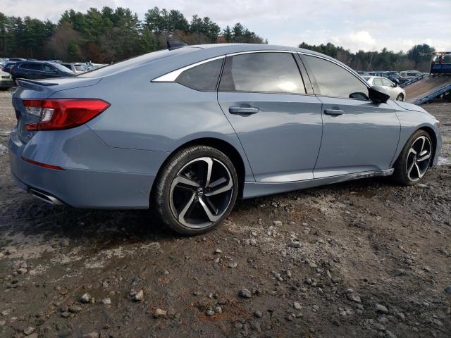 1HGCV2F35NA018105 - 2022 HONDA ACCORD SPORT BLUE photo 3