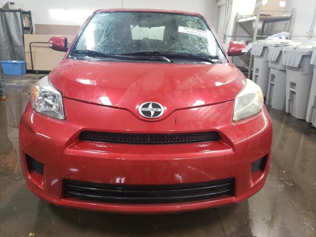 JTKKU10408J008264 - 2008 TOYOTA SCION RED photo 5