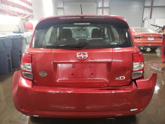 JTKKU10408J008264 - 2008 TOYOTA SCION RED photo 6