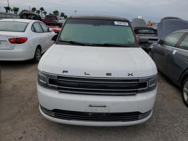 2FMHK6DT6HBA12406 - 2017 FORD FLEX LIMITED WHITE photo 5