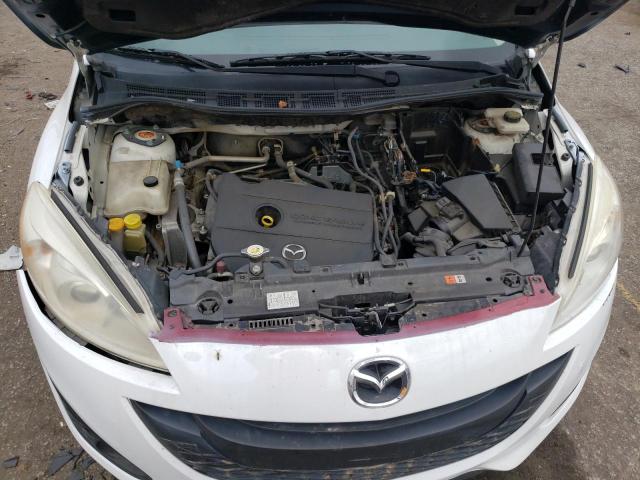 JM1CW2DL8C0138031 - 2012 MAZDA 5 WHITE photo 11