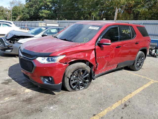 1GNERJKW3LJ278609 - 2020 CHEVROLET TRAVERSE RS MAROON photo 1