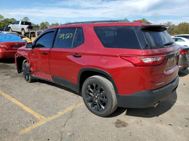 1GNERJKW3LJ278609 - 2020 CHEVROLET TRAVERSE RS MAROON photo 2