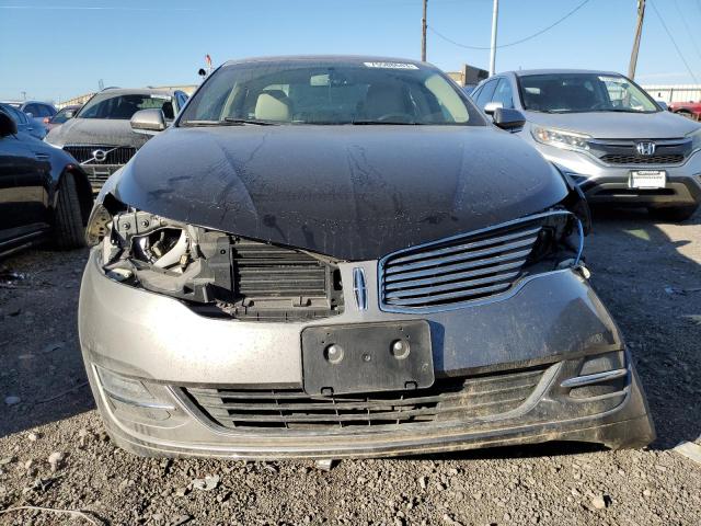 3LN6L2GK0GR634502 - 2016 LINCOLN MKZ GRAY photo 5