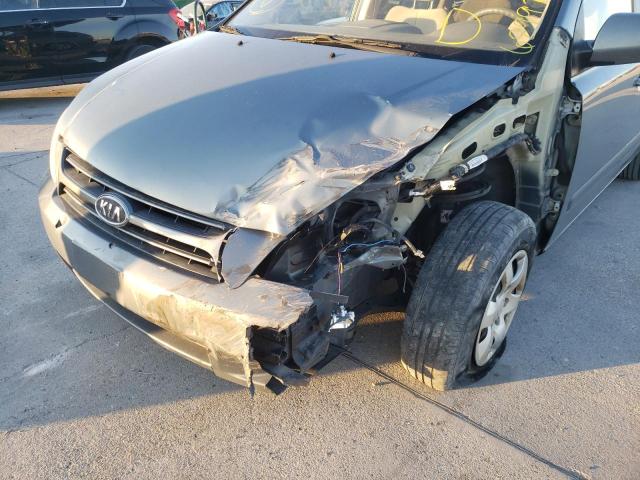 KNDMB233476184041 - 2007 KIA SEDONA EX TEAL photo 9