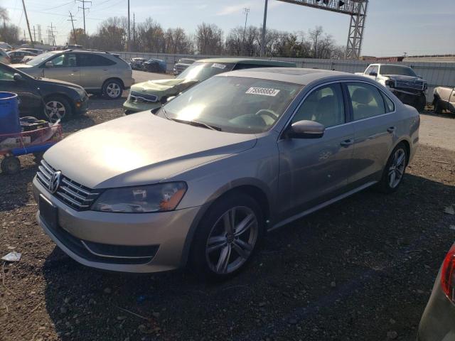 1VWBN7A37EC071078 - 2014 VOLKSWAGEN PASSAT SE SILVER photo 1