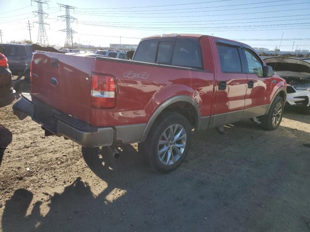 1FTPW14566KD59097 - 2006 FORD F150 SUPERCREW RED photo 3