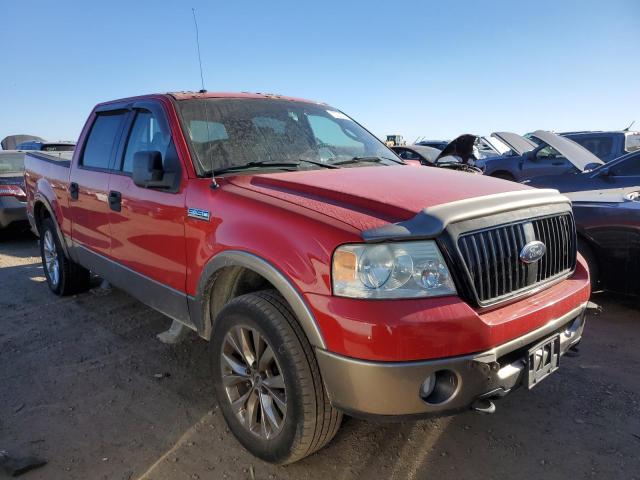 1FTPW14566KD59097 - 2006 FORD F150 SUPERCREW RED photo 4