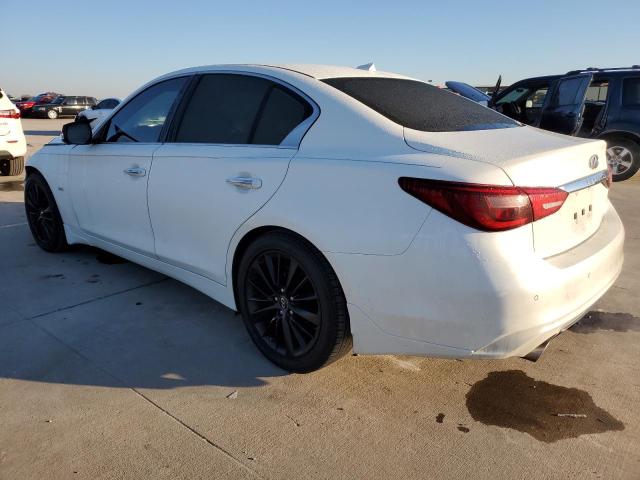 JN1EV7AP6KM515420 - 2019 INFINITI Q50 LUXE WHITE photo 2