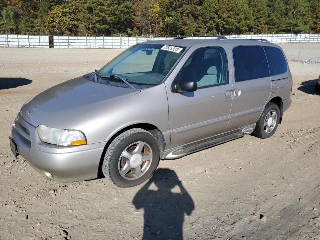 4N2ZN15TX1D813516 - 2001 NISSAN QUEST GXE SILVER photo 1