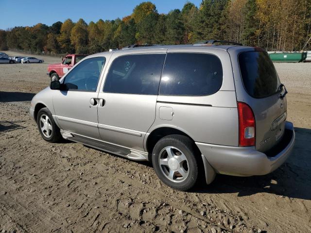 4N2ZN15TX1D813516 - 2001 NISSAN QUEST GXE SILVER photo 2