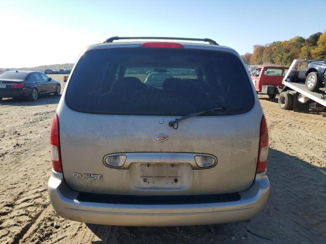 4N2ZN15TX1D813516 - 2001 NISSAN QUEST GXE SILVER photo 6