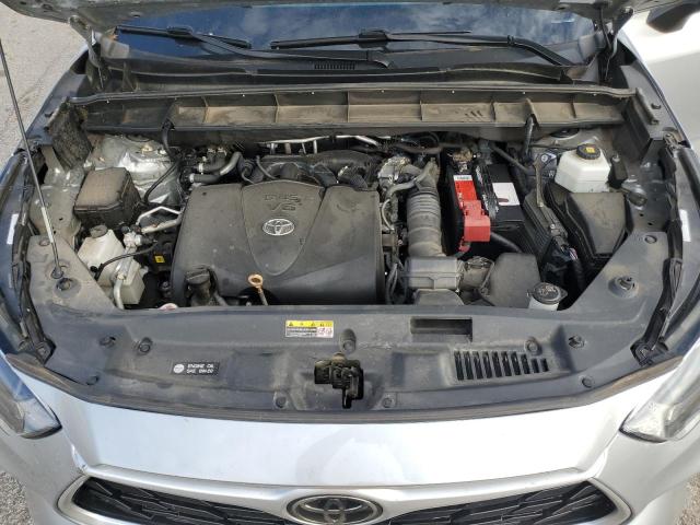 5TDGZRAH1LS502062 - 2020 TOYOTA HIGHLANDER XLE SILVER photo 12