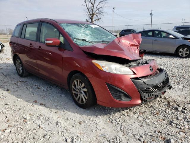 JM1CW2BL4D0144817 - 2013 MAZDA 5 RED photo 4