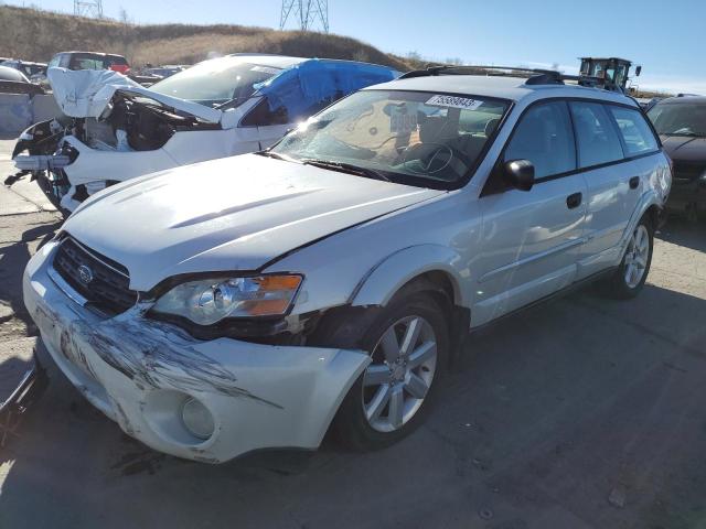 4S4BP61C367302006 - 2006 SUBARU LEGACY OUTBACK 2.5I WHITE photo 1