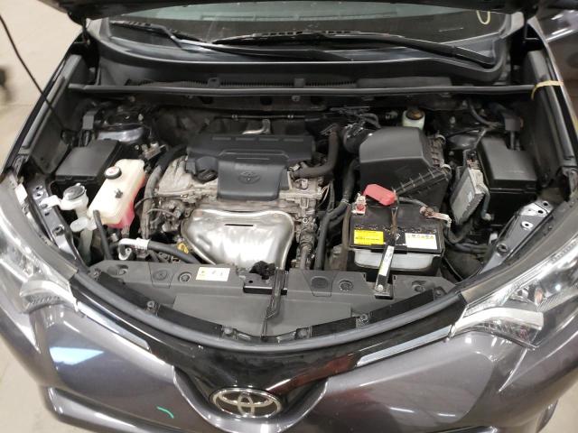 JTMRFREV7HJ700134 - 2017 TOYOTA RAV4 XLE GRAY photo 12