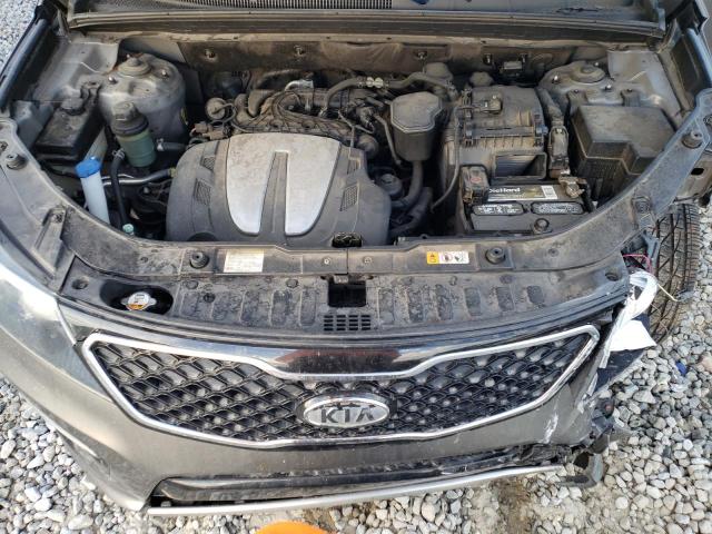 5XYKWDA21DG413432 - 2013 KIA SORENTO SX GRAY photo 12