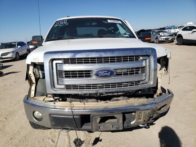 1FTFX1EF9EFB29349 - 2014 FORD F150 SUPER CAB WHITE photo 5