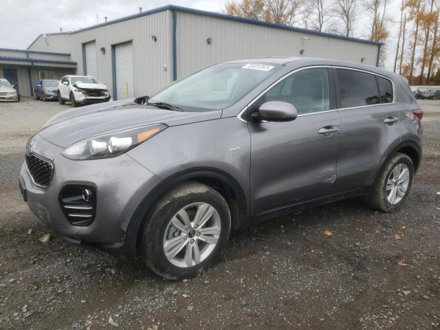 KNDPMCAC7J7430632 - 2018 KIA SPORTAGE LX SILVER photo 1