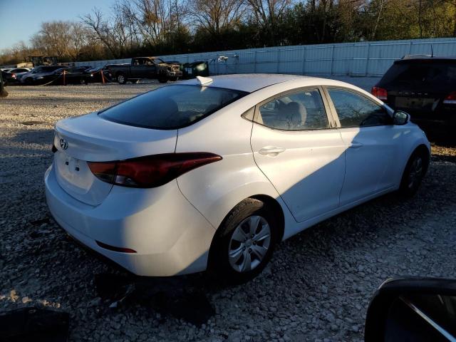 5NPDH4AEXGH743421 - 2016 HYUNDAI ELANTRA SE WHITE photo 3