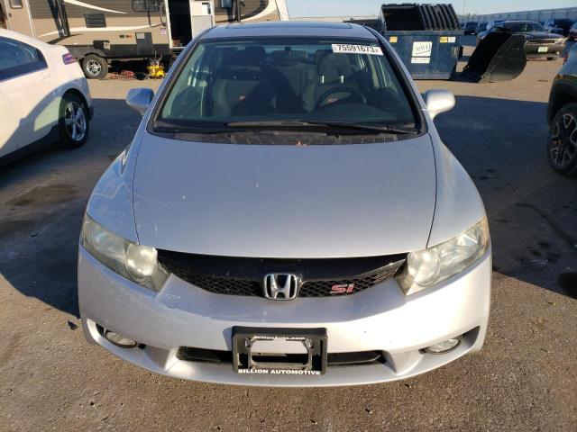 2HGFA5E58AH701277 - 2010 HONDA CIVIC SI SILVER photo 5