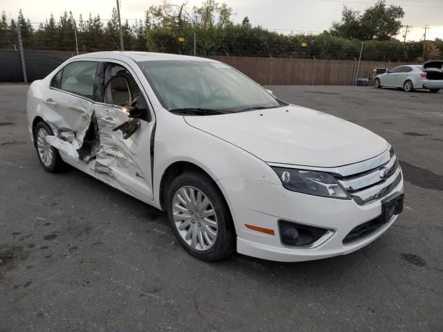 3FADP0L30AR112307 - 2010 FORD FUSION HYBRID WHITE photo 4